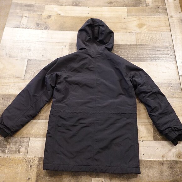 Lands’ End Squall Waterproof Winter Parka Boys Medium Black Insulated Hooded - Picture 14 of 14